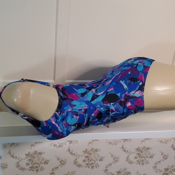 CALVIN KLEIN Celestial Starburst One-Piece Swimsuit Size 4 - Picture 4 of 9